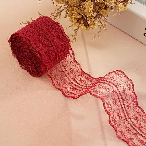 Miniatura 15 de Rollo de cinta de encaje de 120 yardas para costura, baby shower, cumpleaños, despedida de soltera, decoración de boda, embalaje de regalo, ramo
