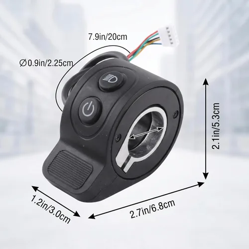 Miniatura 4 de RiToEasysports Interruptor integrado del acelerador del acelerador del acelerador de control de velocidad de la vespa eléctrica