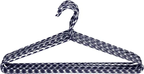 Miniatura 9 de Perchas para ropa, paquete de 10 – Perchas de tela y metal que ahorran espacio, perchas antideslizantes para pantalones y abrigos, artículos