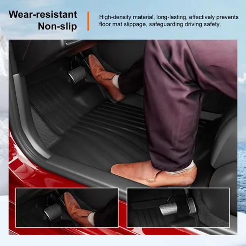 Miniatura 4 de Alfombrilla powoq Compatible con Honda Civic Hatchback 2022-2026 Alfombrilla de carga TPE Forro de maletero Respaldo Alfombrilla de piso Forro