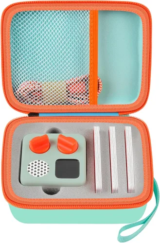 Miniatura 9 de Estuche de viaje casmilee compatible con Yoto Mini – Reproductor de audio y música para niños, bolsa portaobjetos para altavoz infantil que Blanco