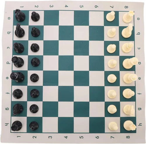 Miniatura 6 de Generic PVC Portable Chess Travel Portable Folding Chess Sets for Indooroutdoor Play Relaxation