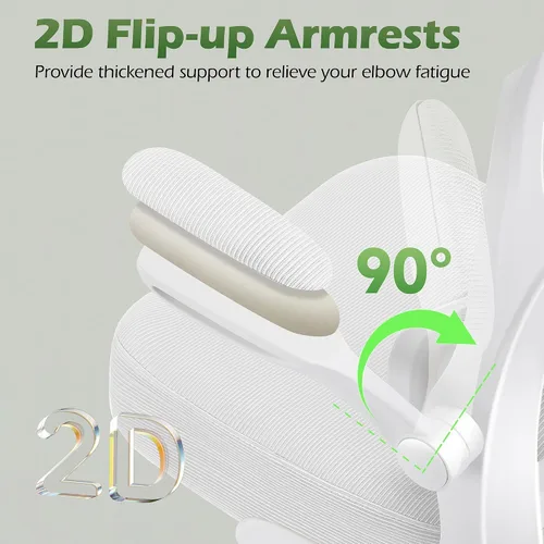 Miniatura 10 de AreShark Silla de Oficina Ergonómica con Soporte Lumbar Ajustable y Gancho para Reposacabezas, Silla de Malla Transpirable de Respaldo Alto