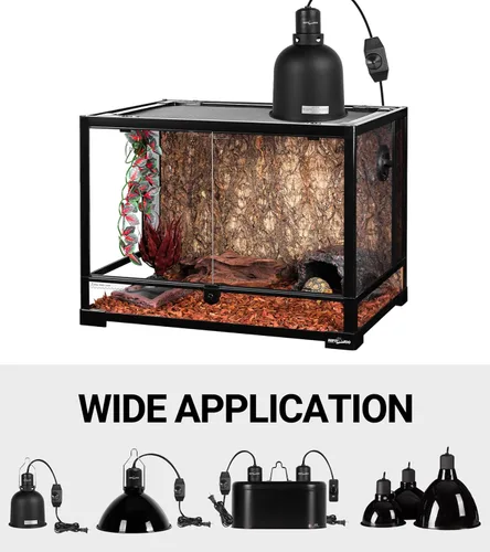 Miniatura 8 de REPTI ZOO Emisor de calor de cerámica de 60 W, lámpara de calor para reptiles, bombillas de calor nocturno, terrario de reptil, lámpara de calor