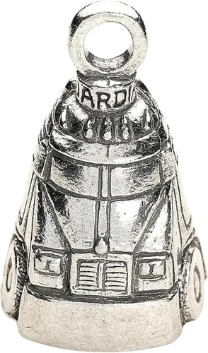 Miniatura 14 de Guardian Bell Good Luck Bell w/Keyring & Black Velvet Bag Motorcycle Bell Lead-Free Pewter Made in USA Phoenix Biker