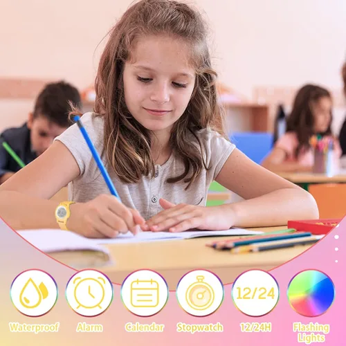 Miniatura 2 de Relojes para niñas y niños, relojes LED impermeables para niños - Los mejores regalos para niños