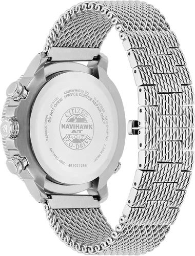 Miniatura 2 de Citizen Men's Promaster Navihawk A-T Eco-Drive Pilot Watch, Atomic Timekeeping, Chronograph, Power Reserve Indicator, Luminous Hands and Markers