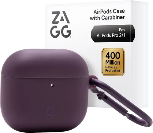 Miniatura 8 de ZAGG Funda con mosquetón para AirPods 4 – Funda protectora compatible con carga inalámbrica – Protección contra caídas de 360°, polvo y arañazos