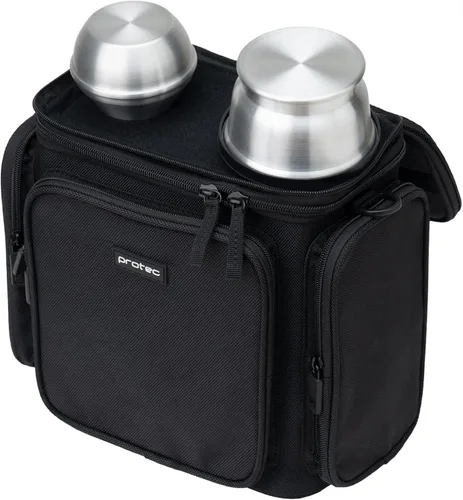 Miniatura 6 de Protec Bolsa de silencio doble trompeta con paredes Moduar y soporte para silenciar (Modelo M410)