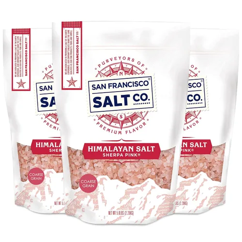 Miniatura 9 de Auténticos granos de sal gruesa del Himalaya Sherpa Pink