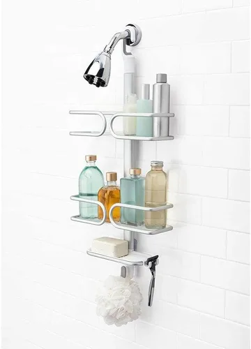 Miniatura 2 de OXO Good Grips - Carrito de ducha de aluminio de 3 niveles