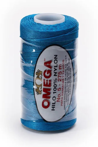 Miniatura 42 de Nylon NO.5 by Omega - Cuerda fuerte 100% nailon para ganchillo fino y manualidades - Color: 04 amarillo claro
