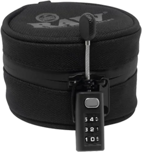 Miniatura 3 de RAW Tarro a prueba de olores y acogedor con bloqueo (6oz), negro, 6 onzas, 6.0 onzas fluidas