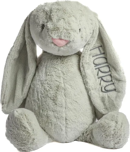 Miniatura 8 de Conejo de peluche súper suave personalizado - Juguetes de animal de peluche para niños - Regalo personalizado con nombre bordado en la oreja