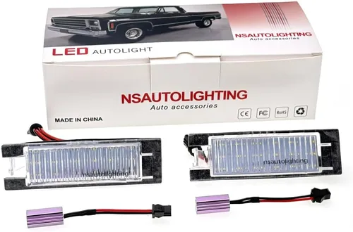 Miniatura 9 de nsautolighting Ensambles de luz LED para placa de matrícula para Jeep Renegade 2015 2016 2017 2018 2019 2020 2021, lámpara de etiqueta trasera