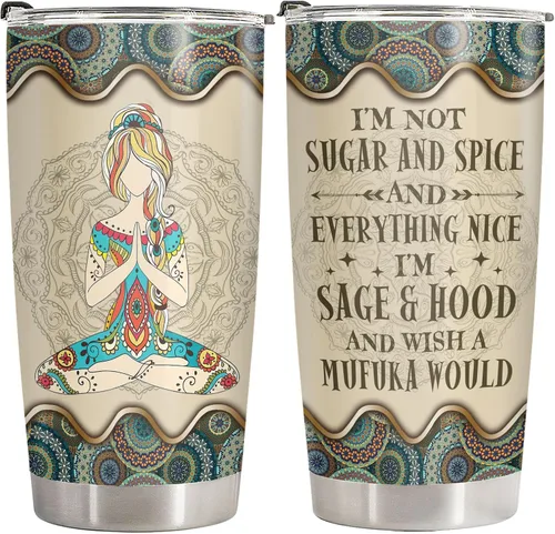 Miniatura 11 de 34HD Vaso dorado de 20 onzas – Thank You for Being a Friend – Taza de acero inoxidable aislada al vacío de doble pared – Mantiene las bebidas