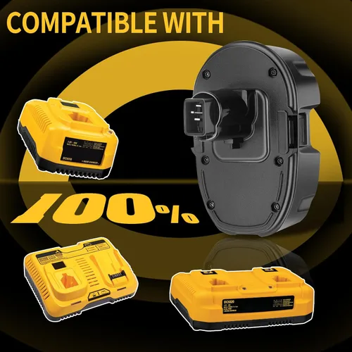 Miniatura 7 de 4 piezas de repuesto Ni-Mh de 6.0 Ah para Dewalt 18 V batería compatible con Dewalt 18 voltios XPR batería DC9096 DC9098 DC9099 DE9039 DC9182 DE9095