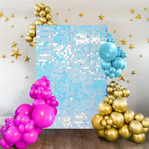 Miniatura 21 de Fondo negro brillante para pared, 3 x 4 pies, fondo de fotos de graduación con purpurina para fiestas, aniversarios, discotecas, cumpleaños