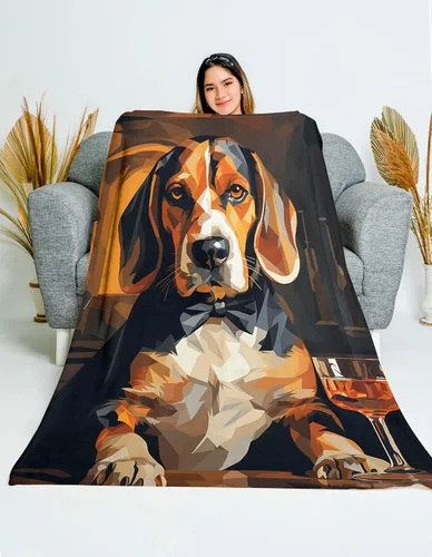 Miniatura 3 de Beaglier - Manta de poliéster de regalo para perro, manta pequeña de 30 x 40 pulgadas