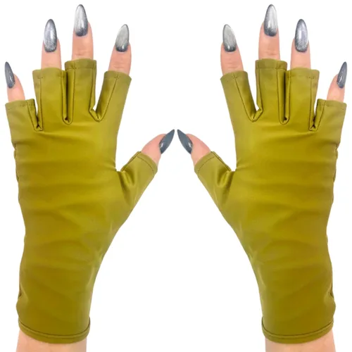Miniatura 65 de ManiGlovz - Guantes de uñas originales con protección UPF 50+ UV Guantes de manicura de gel y guantes anti UV sin dedos para mujeres Se pueden