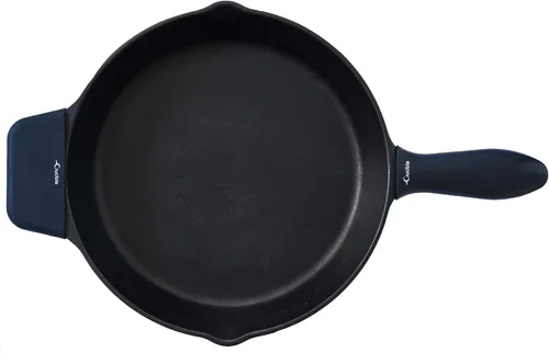 Miniatura 3 de Soportes de silicona para mango caliente, agarraderas (paquete de 5 unidades de negro mezclado) para sartenes de hierro fundido, sartenes, sartenes