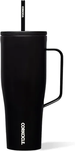 Miniatura 14 de Corkcicle Cold Cup XL - Vaso aislado con asa – Mantiene las bebidas frías 12 horas – Triple aislamiento – Tapa a prueba de derrames – Regalo de Café