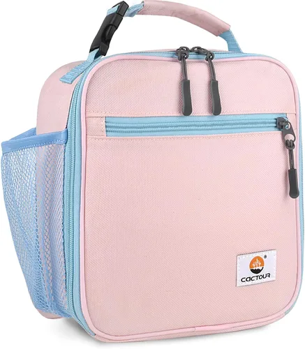Miniatura 28 de CaCTOUR Lonchera para Niños, 2 Paquetes Bolsa de Almuerzo Aislada para Niñas y Niños, Bolsa Suave Mini Enfriador Regreso a la Escuela Bolsa