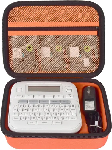 Miniatura 8 de Estuche compatible con Brother P-Touch PTD220 D210 Etiquetadora diaria para hogar/oficina, organizador de almacenamiento y transporte para cintas