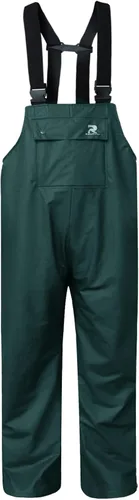 Miniatura 14 de RainRider Pantalones de lluvia con peto de trabajo para hombres y mujeres, pantalones resistentes al agua, pantalones de trabajo, overol de pesca