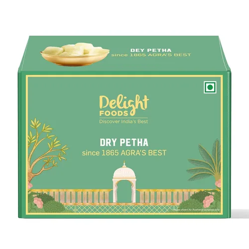 Miniatura 4 de Delight Foods Original Agra Dry Petha (12.35 oz x2) Dulces indios Mithai