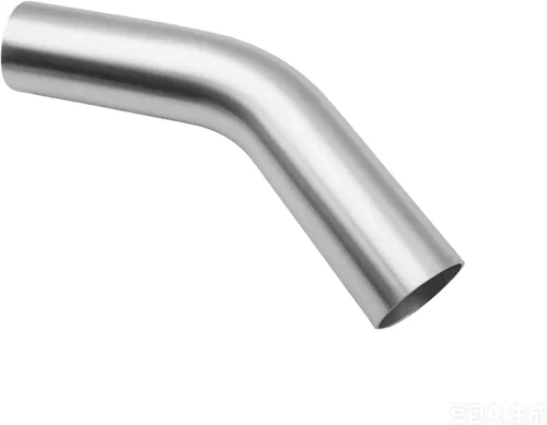 Miniatura 23 de AC PERFORMANCE Codo de aluminio de 45 grados de 1.75 pulgadas (45 mm) OD, tubo de aire de entrada para intercooler, 1.5D de radio, acabado cepillado