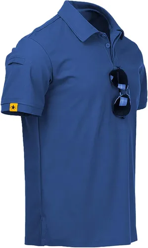 Miniatura 4 de SWISSWELL 3 Pack Golf Polo Shirt for Men Short Sleeve Moisture Wicking Summer Casual Collared Shirts