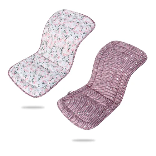 Miniatura 12 de Cojín para Carrito de Bebé, Colchoneta Silla Paseo Universal Transpirable, Cojín para Sillas de Paseo 100% Algodón, 34x78cm 1 Paquete