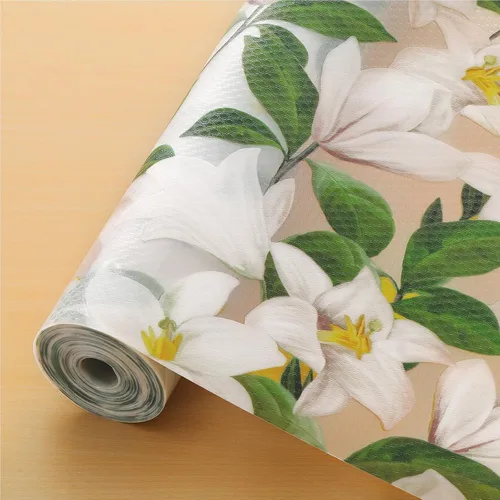 Miniatura 23 de Cooyes Revestimiento para estanterías – Revestimiento de gabinete y cajón no adhesivo prémium para cocina – Papel impermeable con patrón moderno