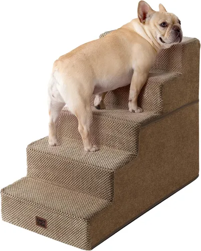Miniatura 43 de EHEYCIGA Escaleras para perros pequeños de 13.5 pulgadas de alto, escalones para perros de 3 escalones para sofá y silla, escalones para mascotas