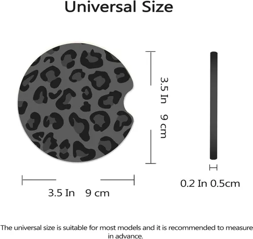 Miniatura 3 de Posavasos de coche de 3.5 pulgadas para portavasos, paquete de 2 posavasos de goma universales antideslizantes grandes para mujeres, accesorios