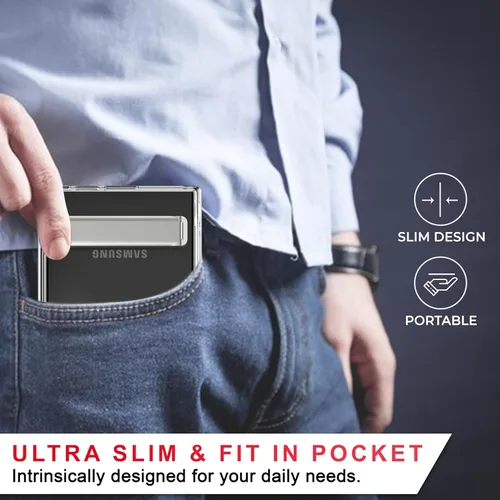 Miniatura 3 de CEDO - Funda con soporte para Samsung Galaxy S22 Ultra, ajustable en 3 direcciones con soporte de metal, parachoques a prueba de golpes de grado