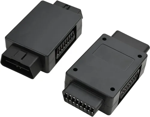 Miniatura 6 de iKKEGOL Pocket OBD2 Splitter Adapter Full 16 Pin 1 Macho a 3 Hembra OBD Cable Convertidor Conector (negro)