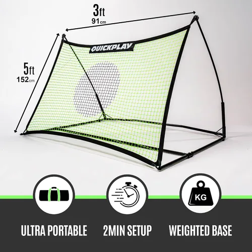 Miniatura 3 de QUICKPLAY Spot Target TEKKERS - Rebote de fútbol Perfecto para entrenamiento de equipo o en solitario Equipo de entrenamiento de fútbol ideal