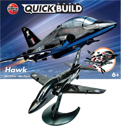 Miniatura 11 de Airfix Quickbuild Messerschmitt 109 - Kit de construcción de modelo de plástico de avión en ladrillo J6001