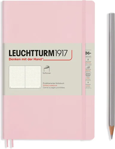Miniatura 42 de LEUCHTTURM1917 - Cuaderno de tapa blanda de tapa blanda B6+ - 123 páginas numeradas para escribir y escribir en diario (Doted, Sage)
