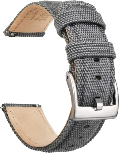 Miniatura 8 de Ritche - Banda de reloj de tela de vela de liberación rápida, compatible con Samsung Galaxy Watch 6 Classic 43 mm 47 mm 40 mm 44 mm, Timex / Seiko