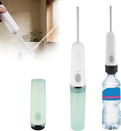 Miniatura 10 de Hibbent Bidé portátil para viajes, rociador eléctrico de mano de alta presión, bidé de viaje recargable para mujeres y hombres, limpieza de higiene