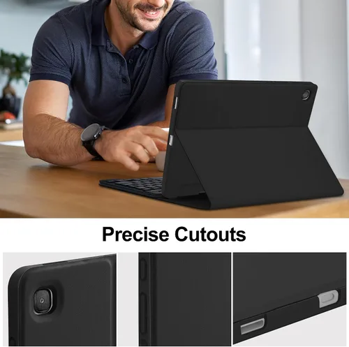 Miniatura 5 de kaidisen Funda con teclado retroiluminado colorido para Galaxy Tab S6 Lite de 10.4 pulgadas con teclado magnético desmontable Bluetooth RGB