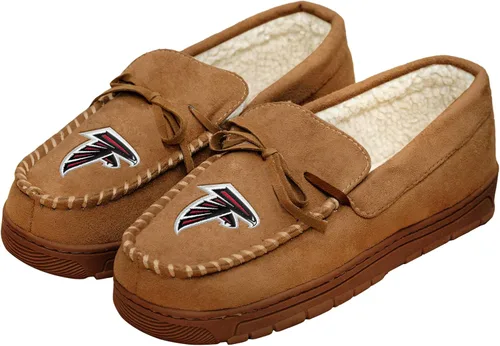 Miniatura 7 de FOCO Mens NFL Team Logo Moccasin Slippers Beige