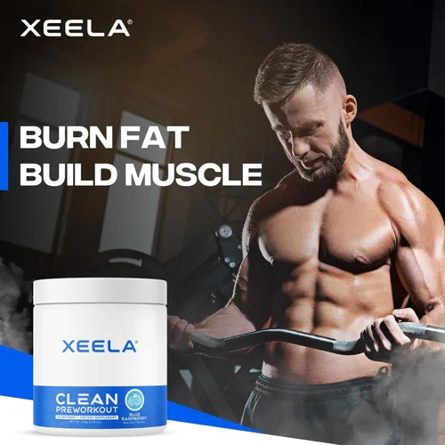 Miniatura 7 de XEELA Polvo para antes del entrenamiento, limpio y probado, sin nerviosismo, seguro y natural, aumenta la energía termogénica, la concentración