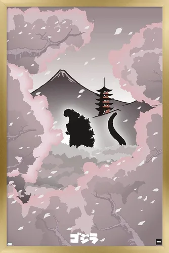Miniatura 16 de Trends International Godzilla - Póster de pared tipo telón de fondo, 34 pulgadas de largo x 22.4 pulgadas, versión premium sin marco