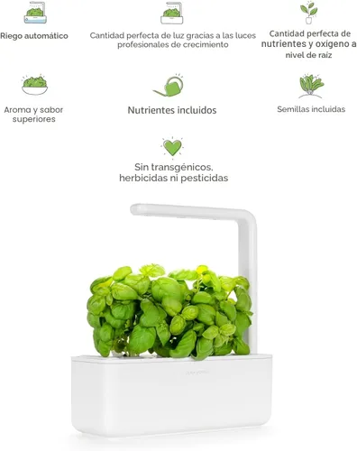 Miniatura 4 de Click & Grow Smart Garden 3 - Kit de jardinería para interiores (incluye cápsulas de albahaca)
