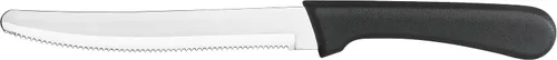 Miniatura 2 de New Star Foodservice Cuchillo para carne de acero inoxidable con mango de plástico, hoja dentada redondeada de 4.5 pulgadas, juego de 12