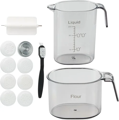 Miniatura 9 de VEVOR Máquina Eléctrica de Pasta, Máquina Automática de Fideos de 150W con 8 Formas de Pasta, 4 Modos Inteligentes, Capacidad de 500g de Harina, Azul